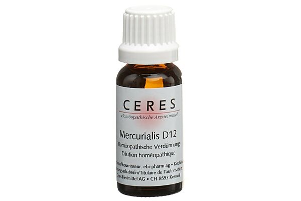 Ceres Mercurialis D 12 Dilution Fl 20 ml