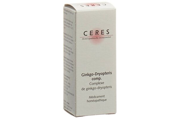 Ceres Ginkgo dryopteris comp. Tropfen 20 ml