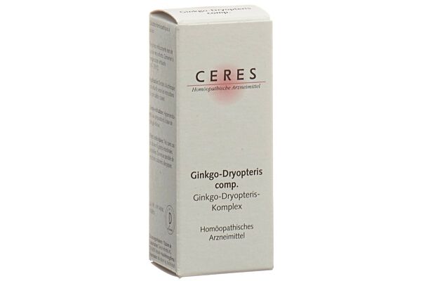 Ceres ginkgo dryopteris comp. gouttes 20 ml