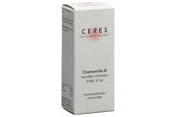 Ceres Chamomilla Urtinkt Fl 20 ml