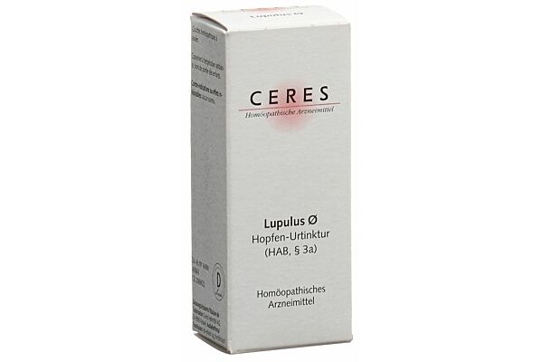 Ceres Lupulus Urtinkt Fl 20 ml