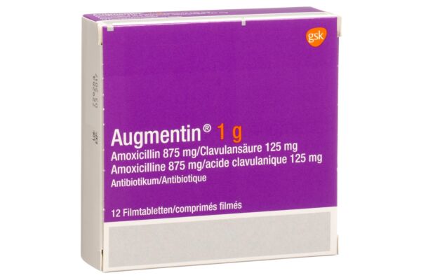 Augmentin cpr pell 1 g adult 12 pce