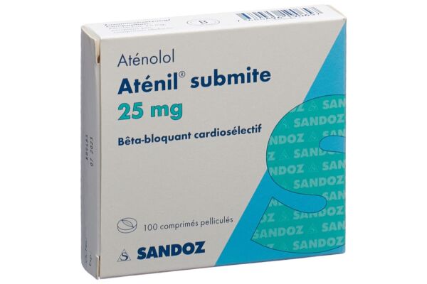 Aténil submite cpr pell 25 mg 100 pce
