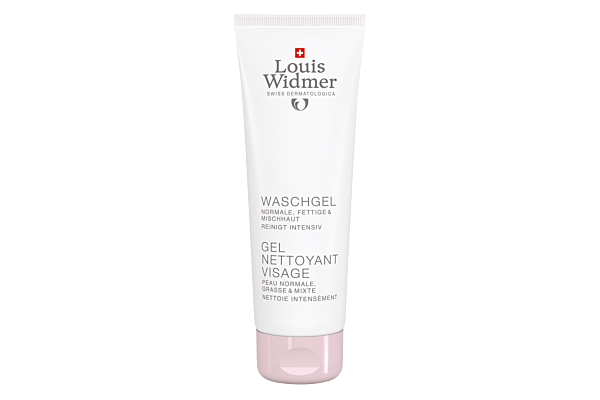 Louis Widmer Waschgel Gesicht ohne Parfum 125 ml