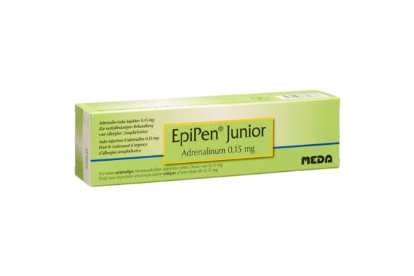 EpiPen Junior sol inj 0.15 mg injecteur prérempli