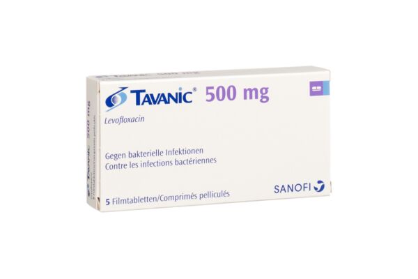 Tavanic cpr 500 mg 5 pce