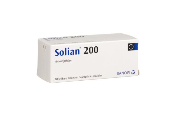 Solian cpr 200 mg sécables 90 pce