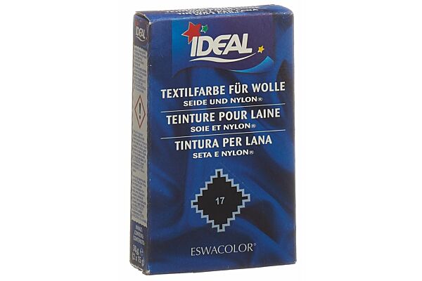 Ideal Wolle Color Plv No17 schwarz 30 g