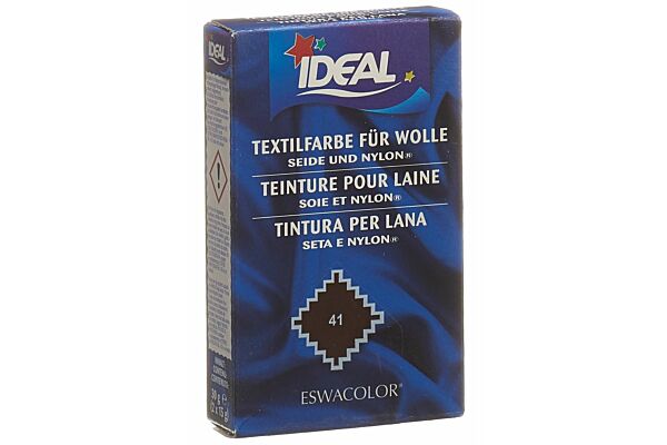 IDEAL / ESWACOLOR  Teinture textile NOIR pour laine, soie et