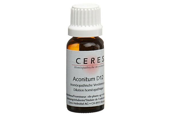 Ceres Aconitum D 12 Dilution Fl 20 ml
