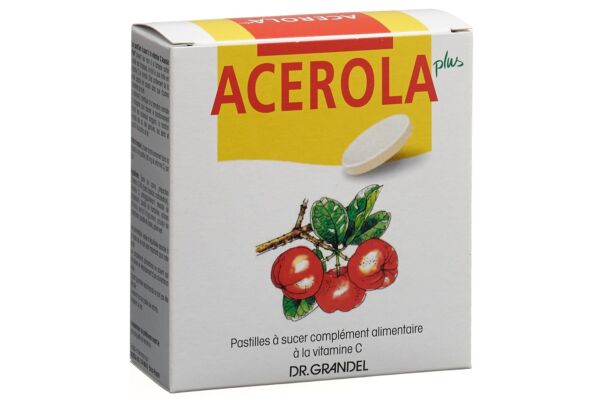 Dr. Grandel Acerola Plus past à sucer vitamine C 32 pce