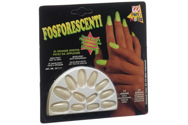 Carneval Color ongles phosphorescent 24 pce
