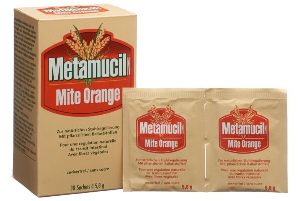 Metamucil N Mite Plv 5.8 g orange 30 Btl 5.8 g