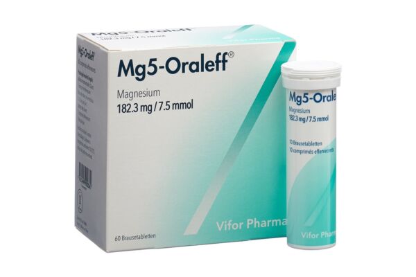 Mg5-Oraleff cpr eff 7.5 mmol bte 60 pce