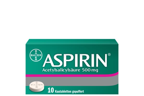 Aspirin Kautabl 500 mg 10 Stk