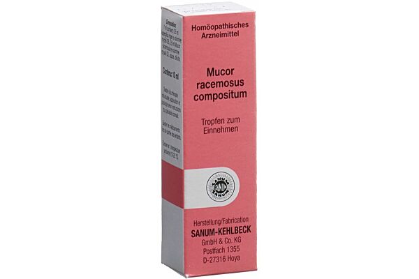 Sanum Mucor racemosus compositum gouttes 5 D 10 ml