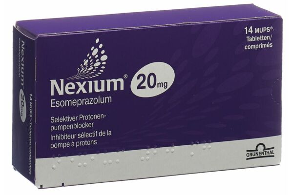 Nexium Mups Tabl 20 mg 14 Stk