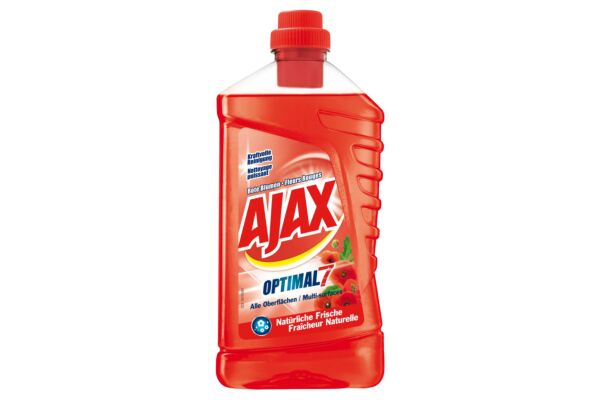 Ajax Optimal 7 Allzweckreiniger liq Rote Blumen Fl 1 lt