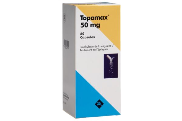 Topamax caps 50 mg bte 60 pce