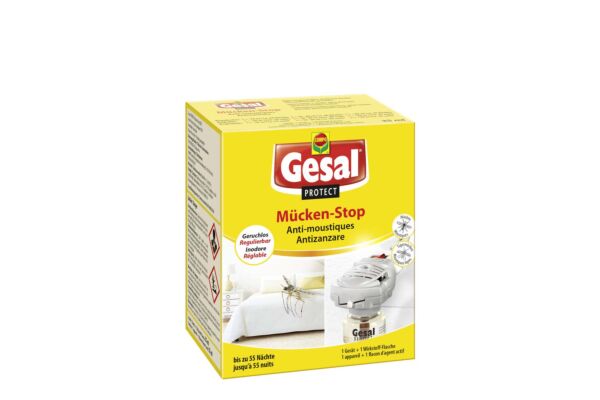 Gesal PROTECT Anti-moustiques plus diffuseur électrique + 50ml flacon de produit