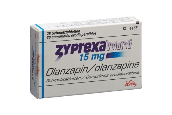 Zyprexa Velotab cpr orodisp 15 mg 28 pce