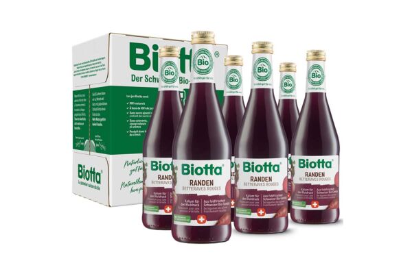 Biotta Betterave Rouge Bio 6 fl 5 dl