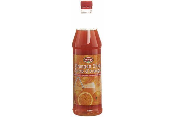 MORGA Orangen Sirup m Fruchtzucke Petfl 7.5 dl