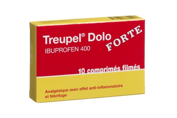 Treupel Dolo Ibuprofen cpr pell 400 mg forte 10 pce