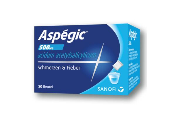 Aspégic Plv 500 mg Btl 20 Stk