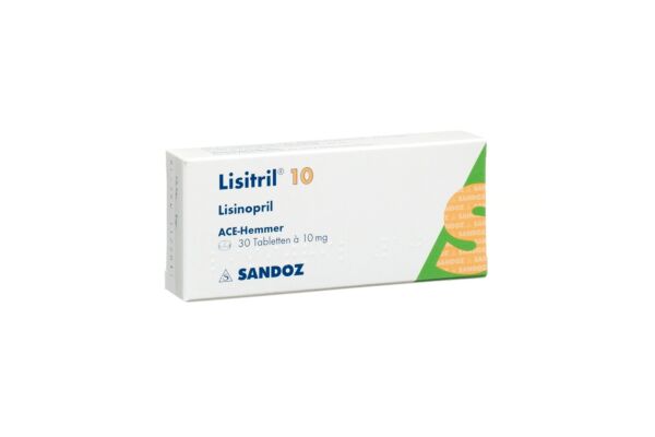 Lisitril Tabl 10 mg 30 Stk