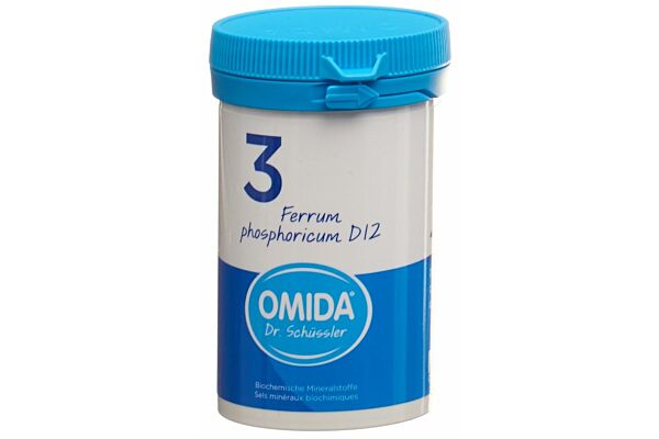 Omida Schüssler Nr3 Ferrum phosphoricum Tabl D 12 Ds 100 g