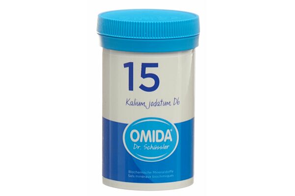 Omida Schüssler Nr15 Kalium jodatum Tabl D 6 Ds 100 g