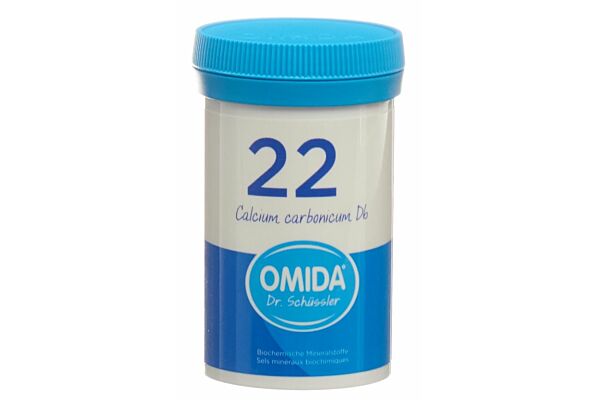Omida Schüssler no22 calcium carbonicum cpr 6 D bte 100 g