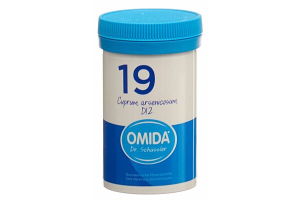 Omida Schüssler Nr19 Cuprum arsenicosum Tabl D 12 Ds 100 g