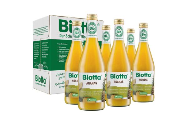 Biotta Ananas Bio 6 Fl 5 dl