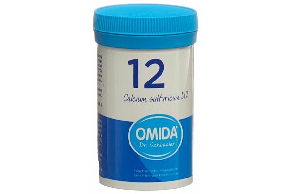 Omida Schüssler no12 calcium sulfuricum cpr 12 D bte 100 g