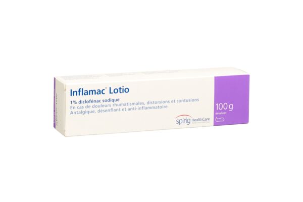 Inflamac Lotion émuls 1 % tb 100 g