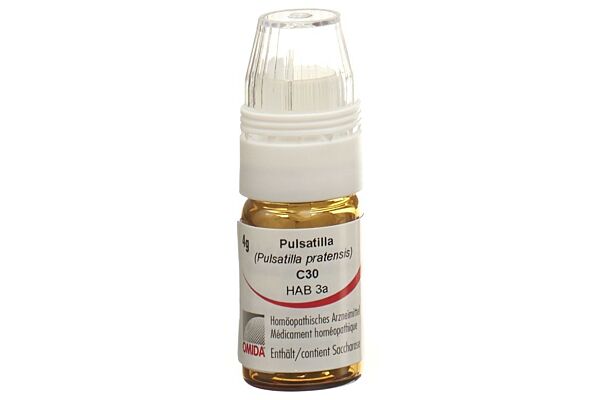 Omida Pulsatilla Glob C 30 mit Dosierhilfe 4 g