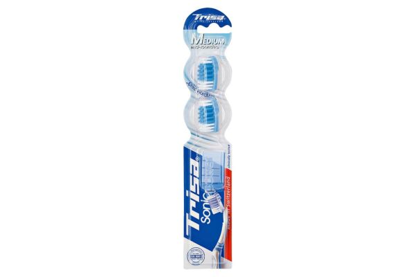 Trisa Sonicpower kit de remplacement brosse à dents sonique medium