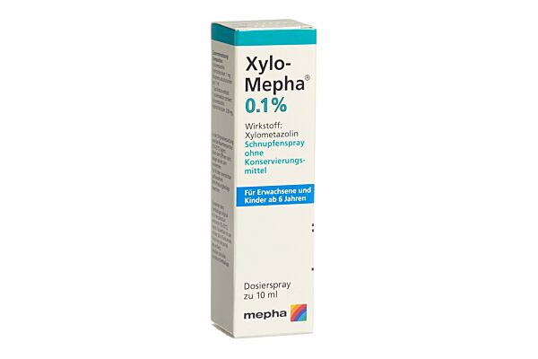 Xylo-Mepha spray doseur 0.1 % adult fl 10 ml