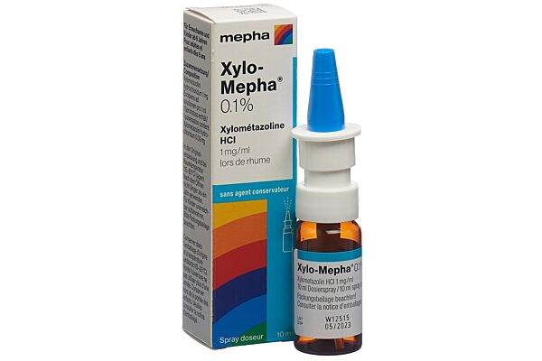 Xylo-Mepha spray doseur 0.1 % adult fl 10 ml