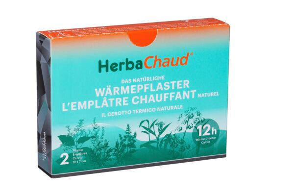 HerbaChaud emplâtre chauffant 19x7cm 2 pce