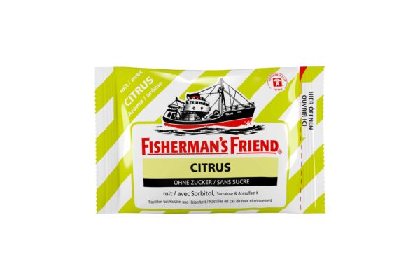 Fisherman's Friend citrus pastilles sans sucre sach 25 g