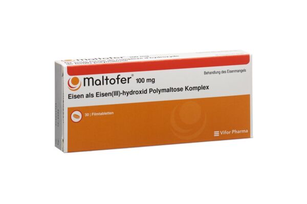 Maltofer cpr pell 100 mg 30 pce