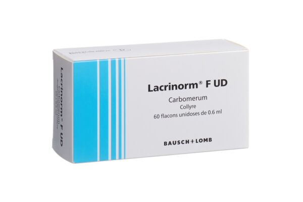 Lacrinorm F UD Gtt Opht 60 Unidos 0.6 ml