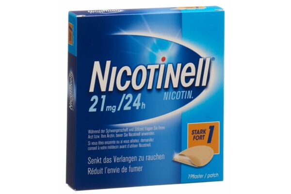 Nicotinell 1 fort patch mat 21 mg/24h 7 pce