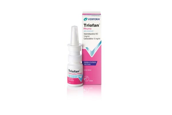 Triofan Schnupfen ohne Konservierungsmittel Dosierspray für Erwachsene und Kinder 10 ml