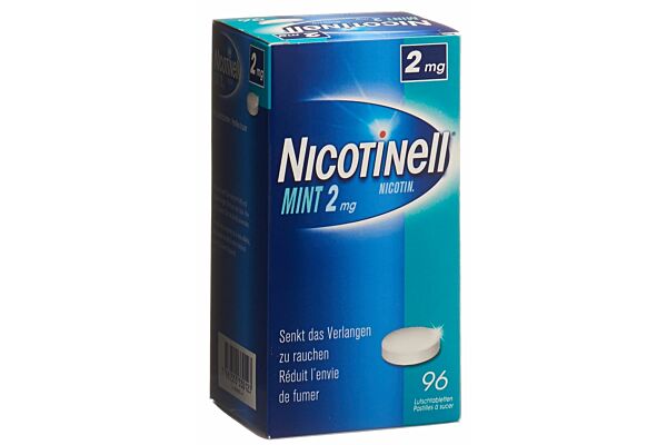 Nicotinell cpr sucer 2 mg mint 96 pce