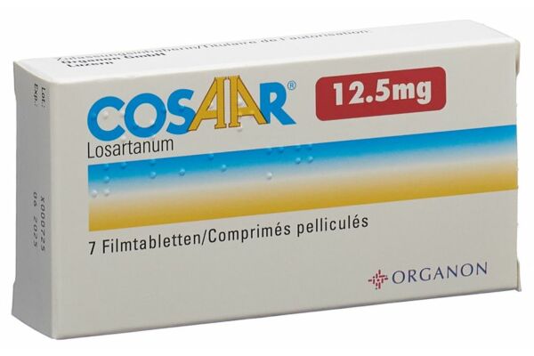 Cosaar Filmtabl 12.5 mg 7 Stk