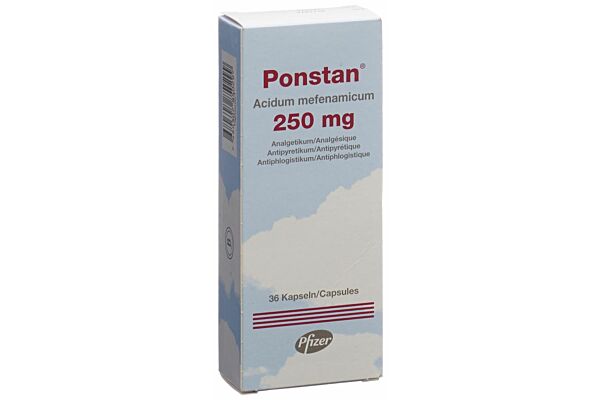 Ponstan caps 250 mg 36 pce